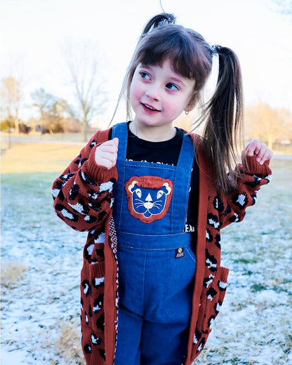 Girl'S Casual Open Front Long Cardigan Sweaters with Pockets