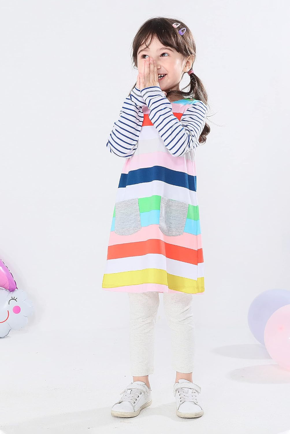 Toddler Gilrs Dresses Striped