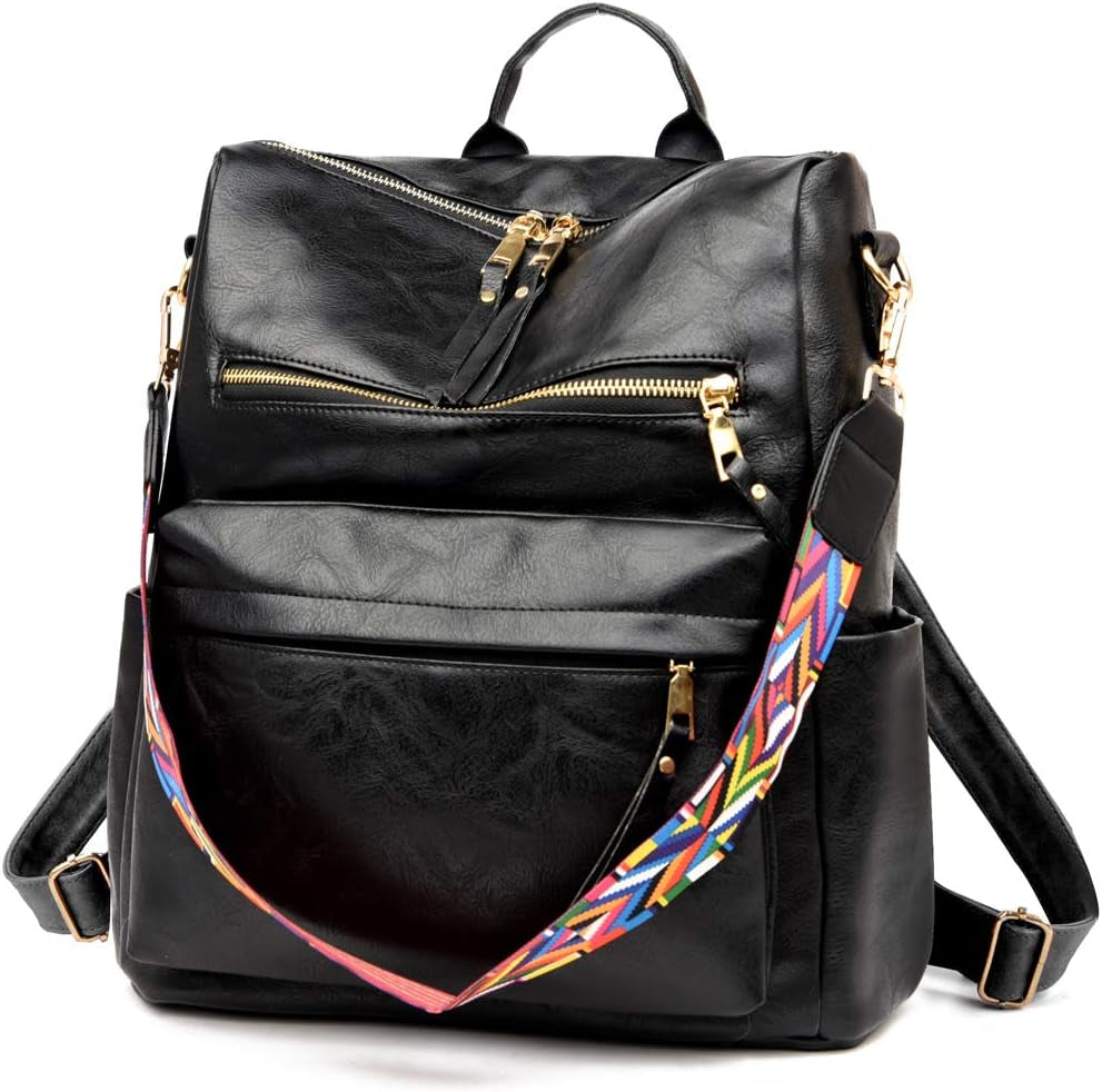 Women'S Fashion Backpack Purse Multipurpose Design Convertible Satchel Handbags Shoulder Bag Travel Bag