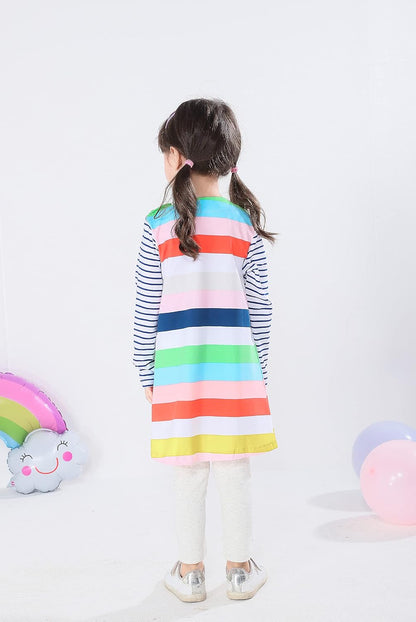 Toddler Gilrs Dresses Striped