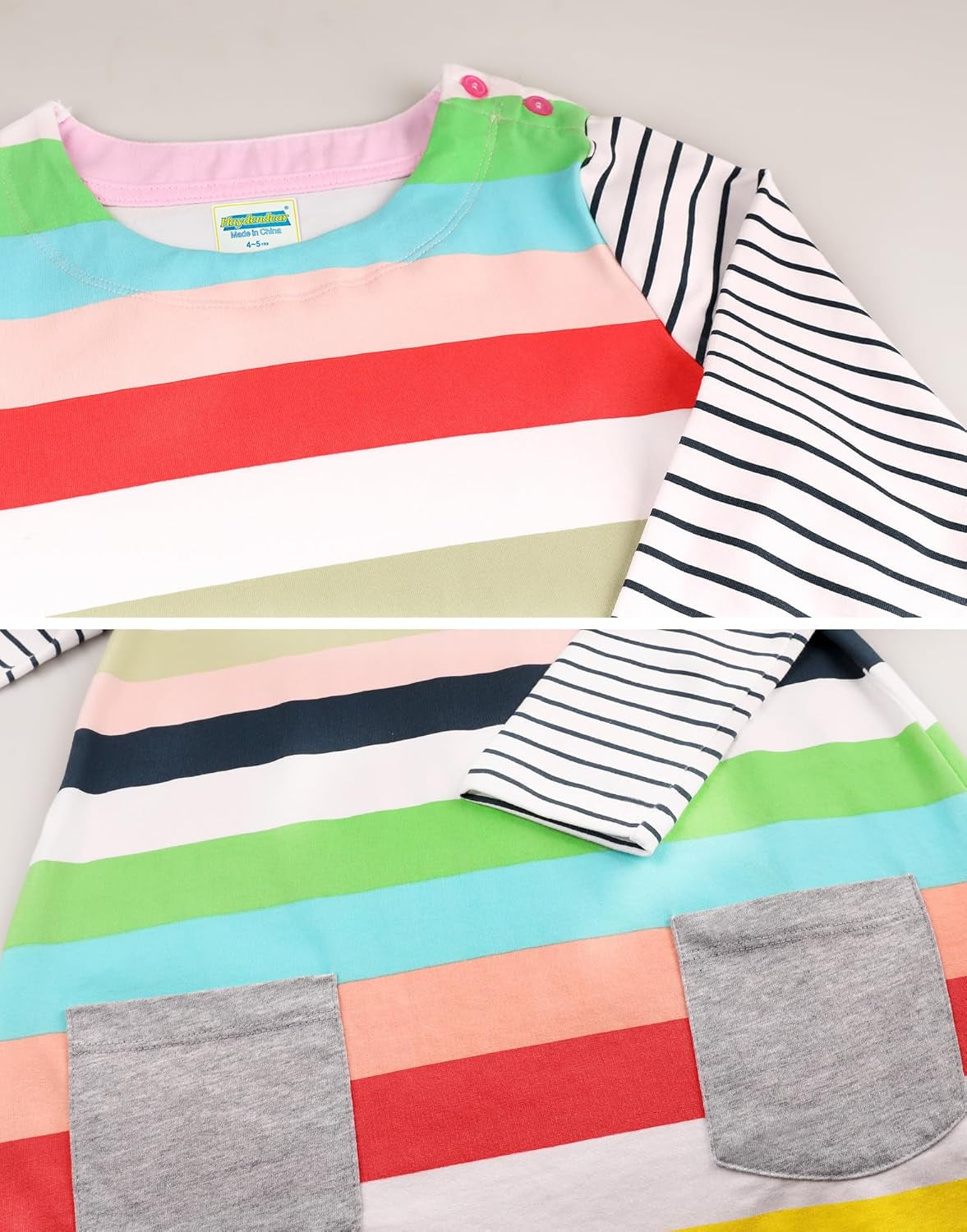 Toddler Gilrs Dresses Striped