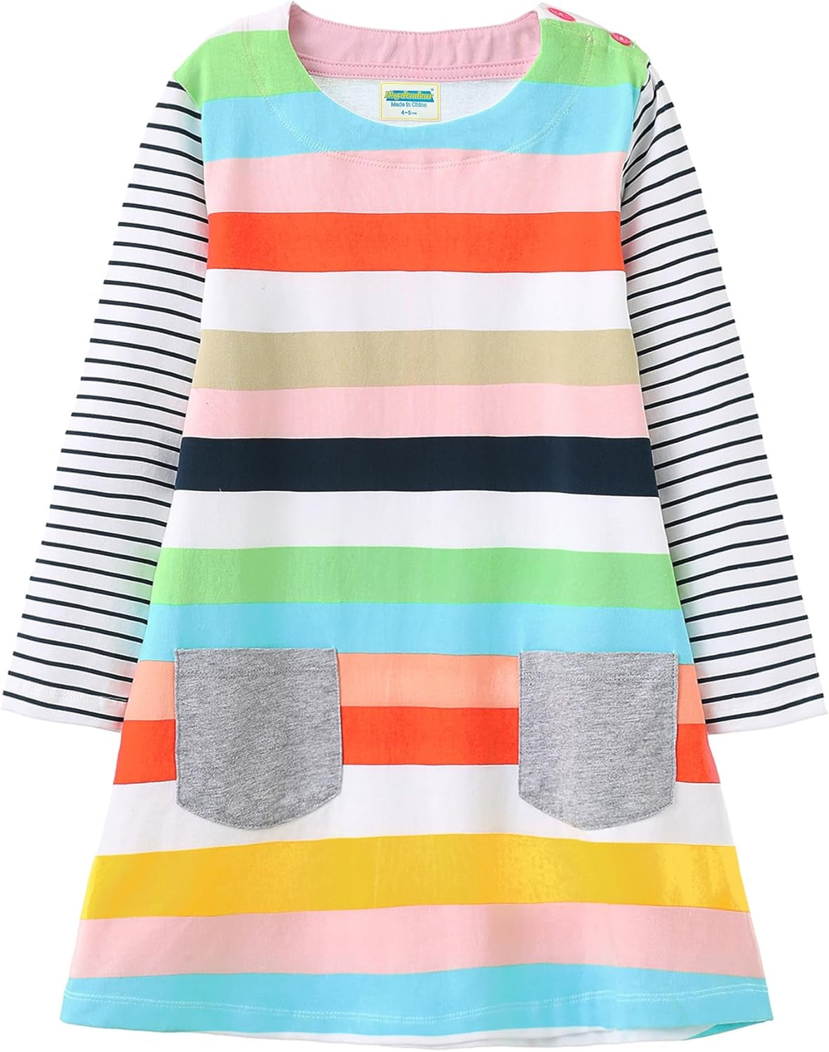 Toddler Gilrs Dresses Striped