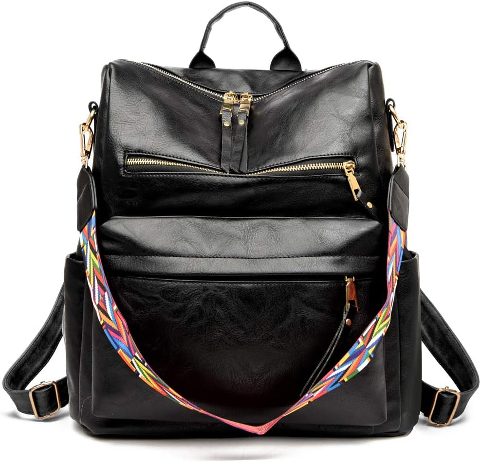 Women'S Fashion Backpack Purse Multipurpose Design Convertible Satchel Handbags Shoulder Bag Travel Bag