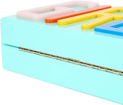 Women Evening Clutch Bag, Acrylic Square Box Shoulder Handbags for Wedding Party Tote Purse