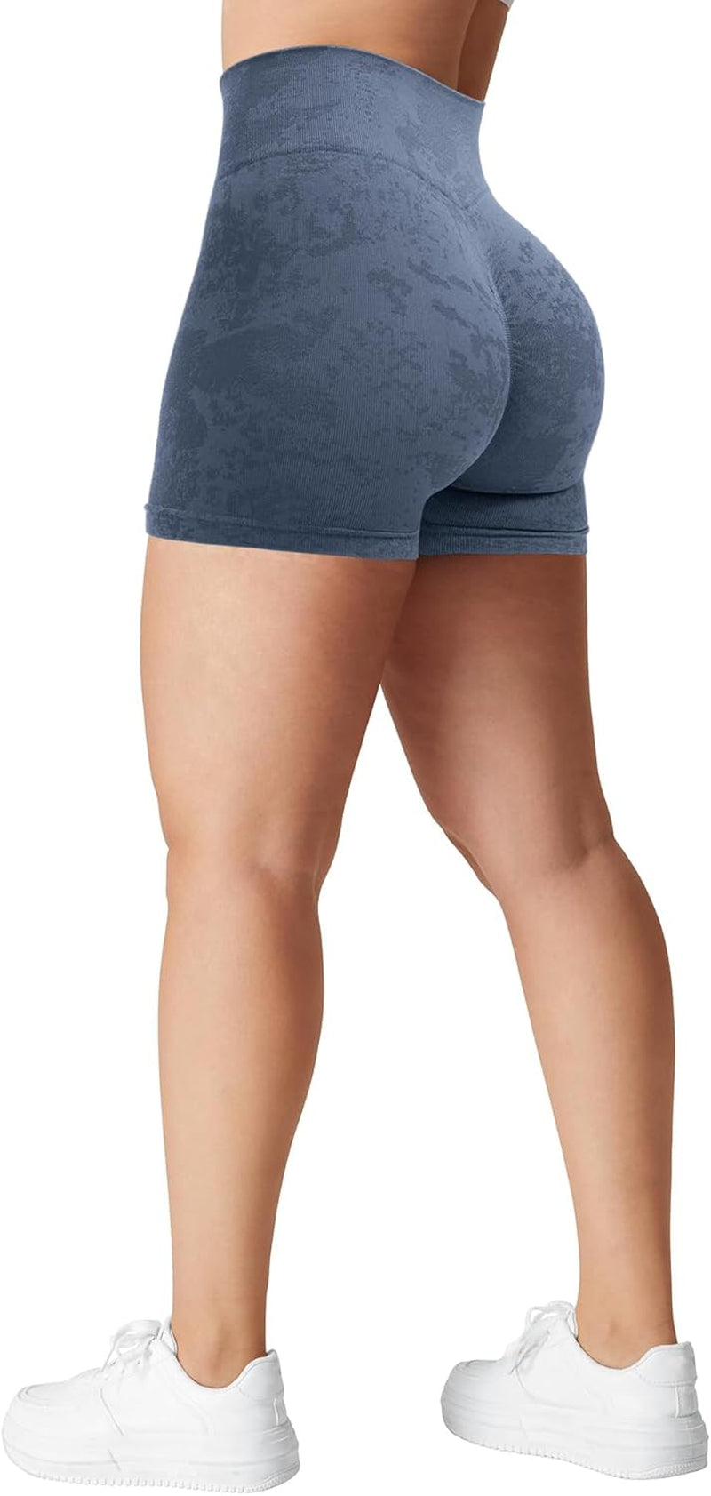 Women Seamless Camo Shorts High Waisted Gym Yoga Workout
