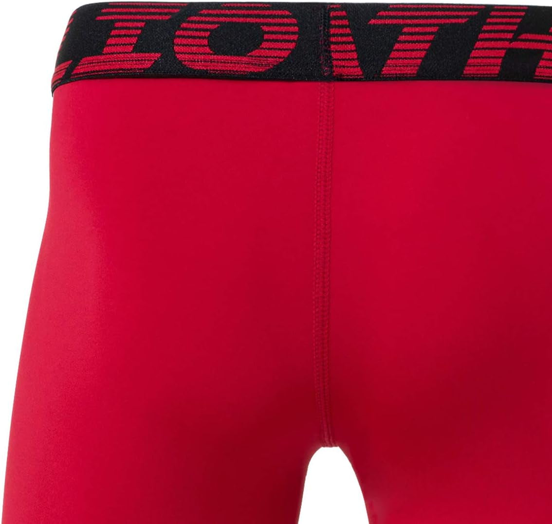 Boy'S UPF 50+ Compression Pants Baselayer, Cool Dry Active Running Tights, 4-Way Stretch Workout Leggings